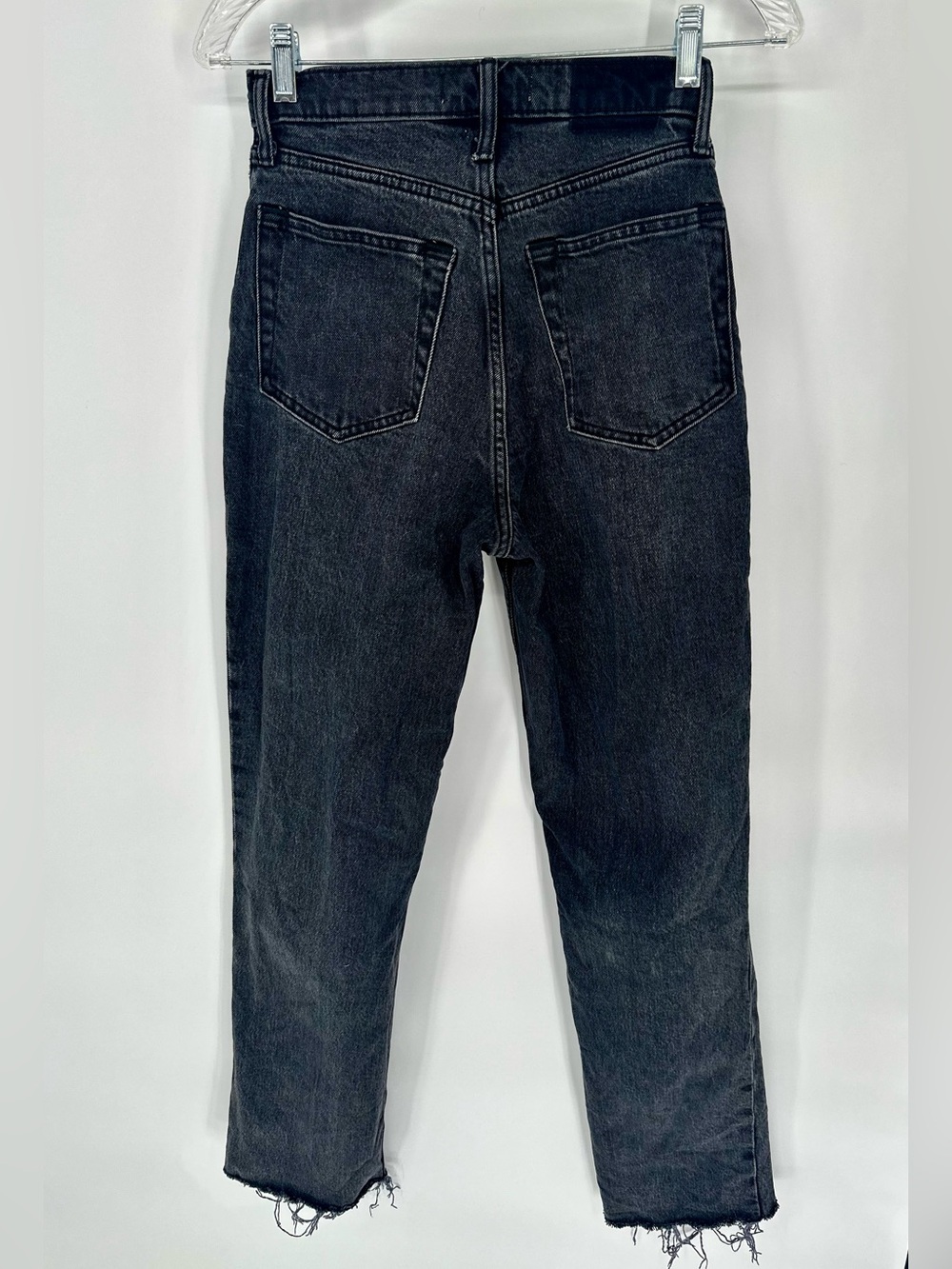 Abercrombie & Fitch Women’s Charcoal Straight Jeans High Rise 26 / 2L - Picture 6 of 7